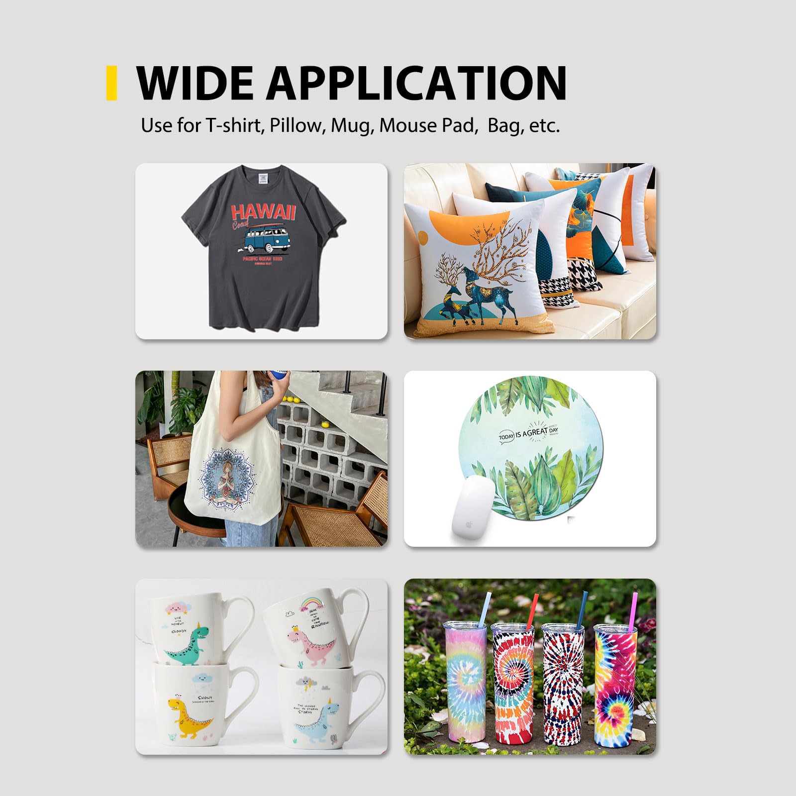 Sublimation Ink for Epson Printers - Syringe-Free Autofill, Anti-UV