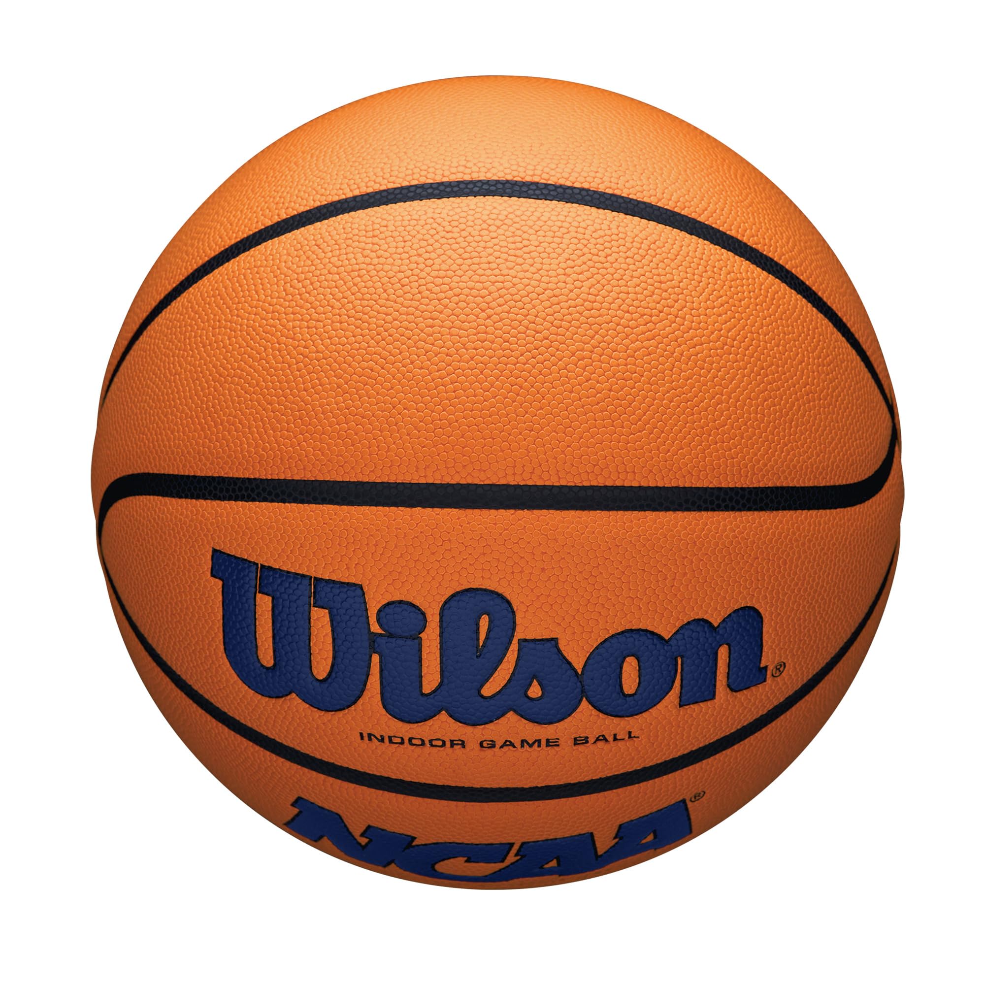 Wilson NCAA Evo NXT Official Indoor Game Basketball - Size 6 & 7 for Men & Women - Premium Indoor Court Basketball for Training, Games & Competitions