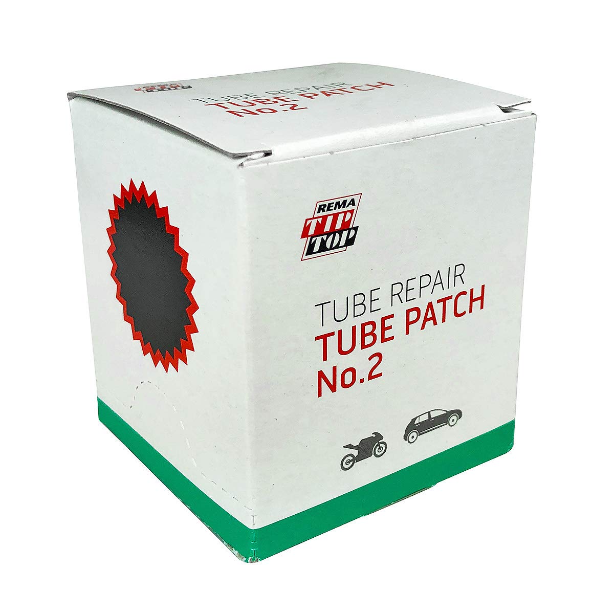 Rema Tip Top 30 No. 2 Round Patches - Premium Flat Tire Tube Puncture Repair Kit Refill for Bicycles, Motorcycles & ATVs - Durable Emergency Tire Repair Solution for On-the-Go Fixes
