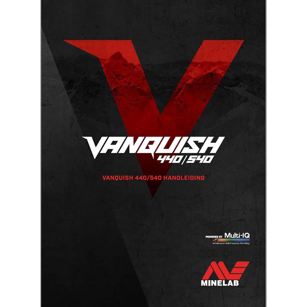 Minelab Vanquish 440 & 540 Metal Detector Instruction Manual - Digital PDF Download for Treasure Hunting & Outdoor Adventures