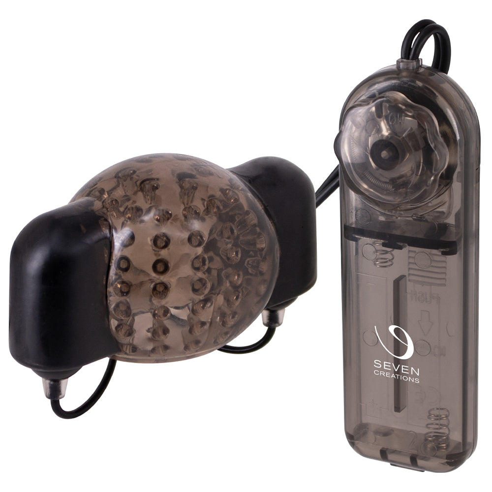 Dual Power Vibrating Penis Sleeve - Rechargeable Male Enhancement Stimulator for Couples & Solo Play - Enhance Intimacy & Pleasure in Bedroom