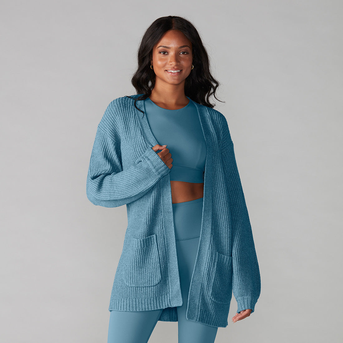 Tavi Noir Alpine Long Cardigan for Women - Soft & Warm Open Front Duster Sweater - Perfect for Fall & Winter Outfits, Office Wear, and Casual Layering