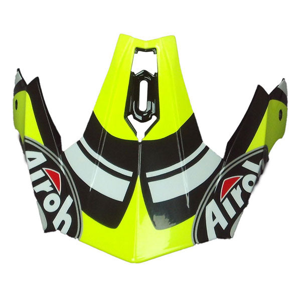 Airoh Peak TRR S Vintage Gloss Yellow & Black Motorcycle Helmet - Perfect for Off-Road Riding & Adventure Tours