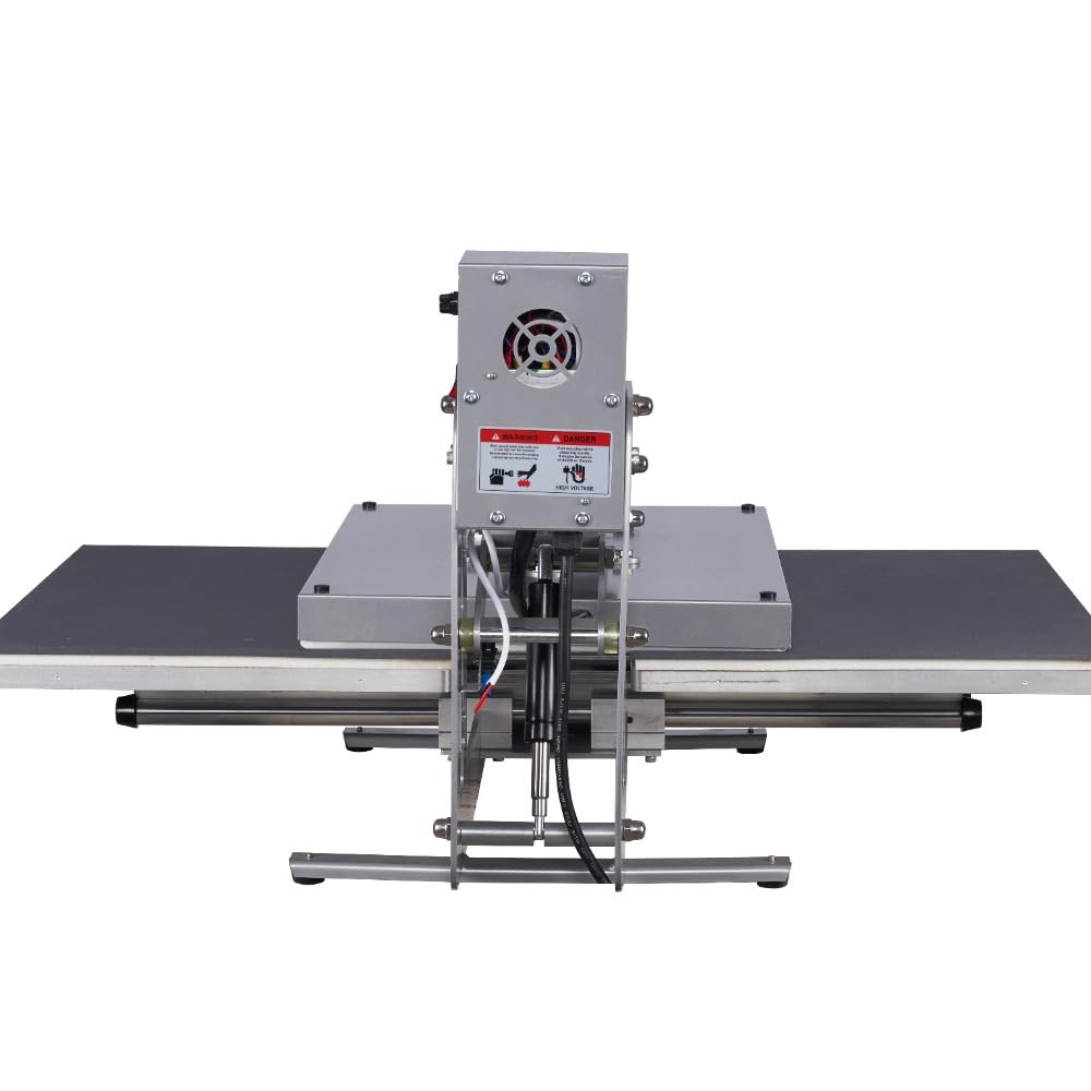 24x16 Inch Auto Open Dual Platen Digital Heat Press Machine with Slide Out Base - Perfect for T-Shirts, Bags, Mouse Pads & DIY Crafts - Ideal for Home Businesses & Custom Apparel Shops