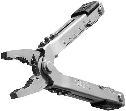 Gerber Gear Multi-Plier 600 Blunt Nose Multitool - 14-in-1 Stainless Steel Survival Tool with Knife, Pliers & Nylon Sheath - Perfect for Camping, Hiking, Emergency & Everyday Carry (EDC)