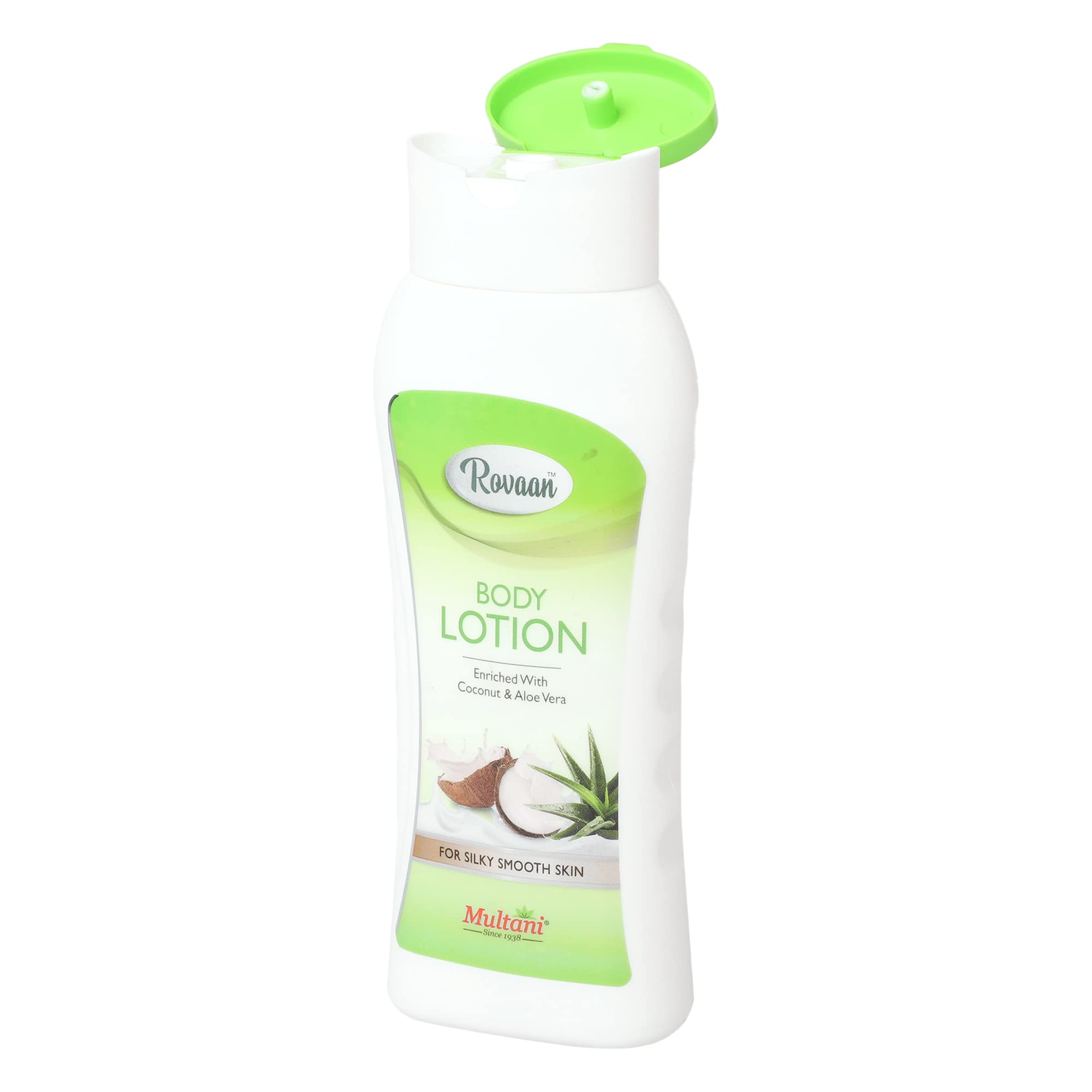 Nourishing Multani Rovaan Body Lotion with Shea Butter, Coconut & Aloe Vera | Deep Moisturizing Cream for Dry Skin | Skin Brightening & Hydrating Body Milk for All Seasons | 200ml | Perfect for Daily Skincare Routine & Post-Shower Hydration