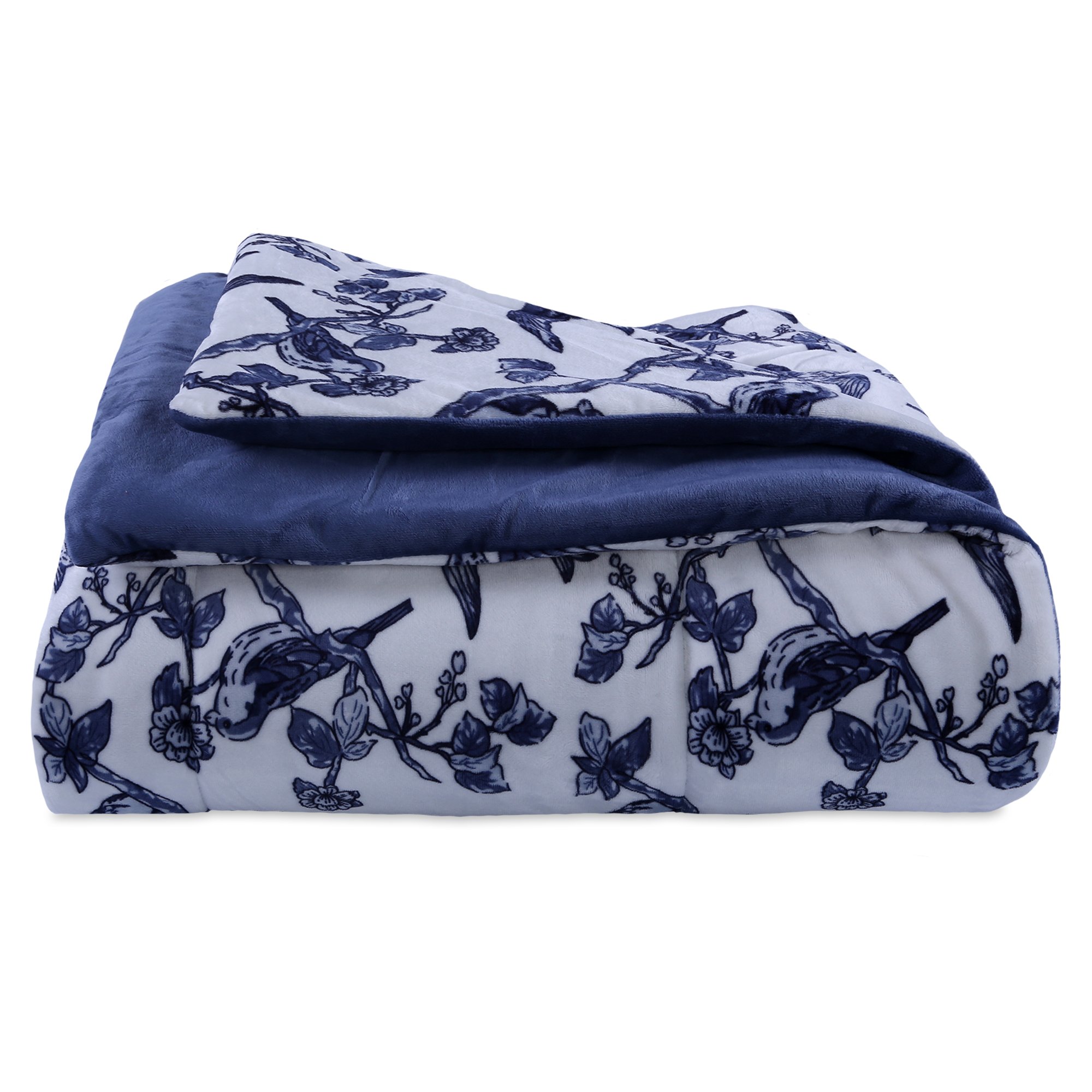 Berkshire Blanket Birds in Flight VelvetLoft Comforter Set - Twin Size Ultra Soft Bedding for Cozy Sleep | Perfect for Guest Rooms, Dormitories & Winter Nights