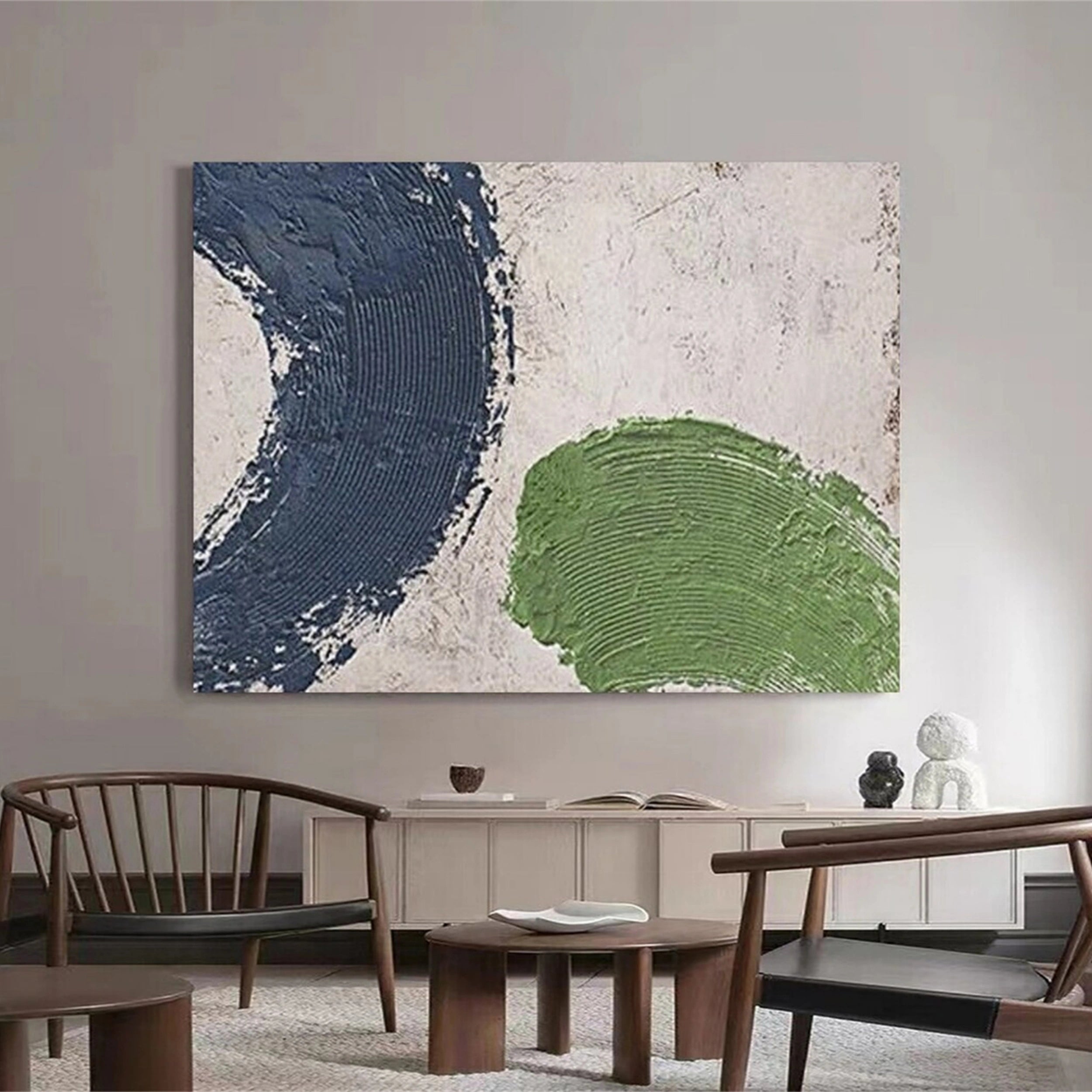 Abstract Tranquility Wall Art Print #WS114 - Modern Home Decor for Living Room, Bedroom & Office