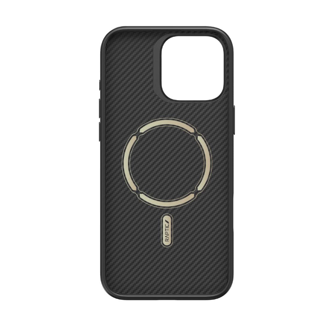 Raptic Aramid Fiber Case for iPhone 16 Pro Max - Ultra Thin & Military-Grade Protection - Perfect for Everyday Use, Travel & Outdoor Activities