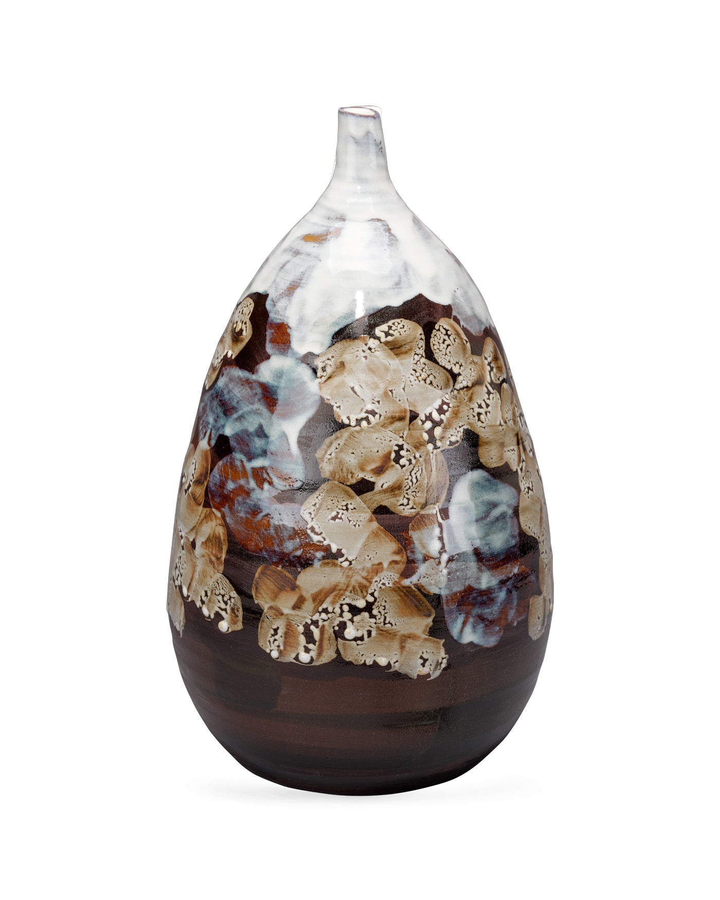Large Collage Vase for Home Decor - Modern Flower Vase for Living Room, Dining Table Centerpiece, Wedding & Office Decor