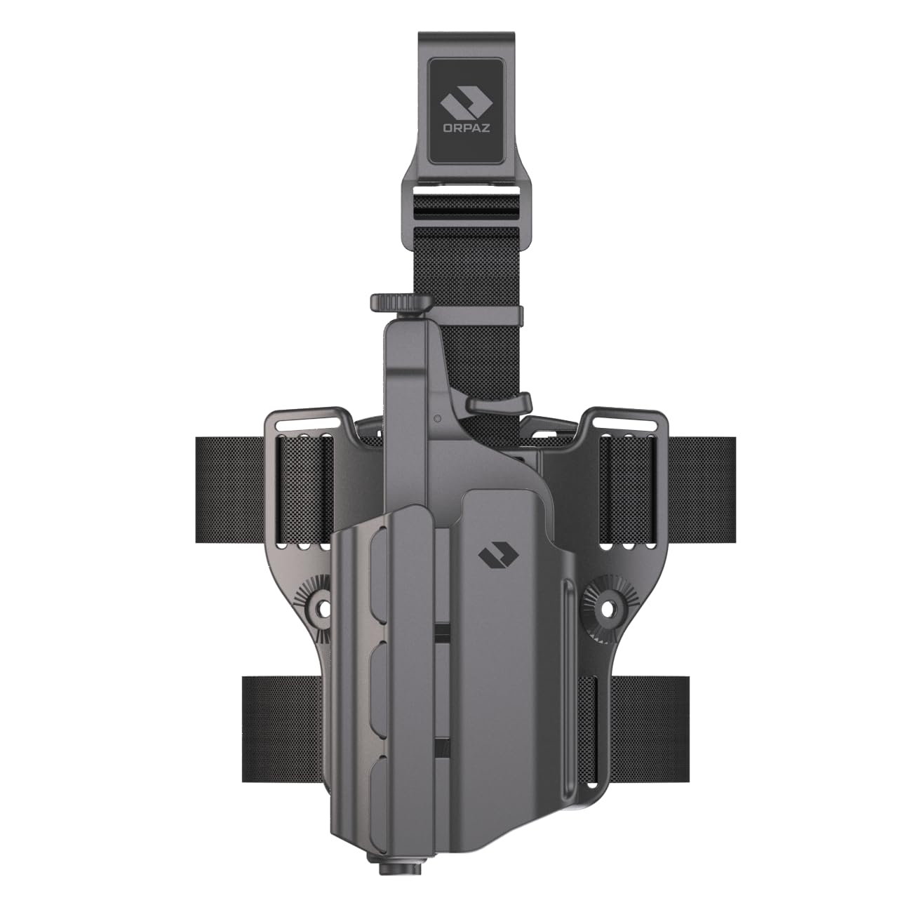 Orpaz T40 Adjustable Modular SD9VE Holster - OWB Compatible with S&W SD9VE Pistol for Light, Laser, Sight & Optics - Tactical Gun Holder for Outdoor Shooting, Range Training & Concealed Carry