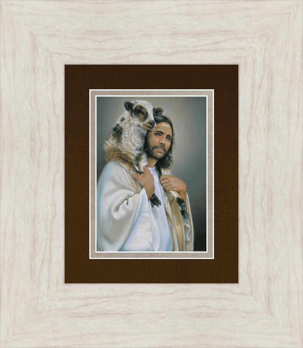 Lost Sheep by Liz Lemon Swindle - Inspirational Christian Art Print for Home & Office Decor - Perfect for Gifts, Wall Art, and Spiritual Uplifting