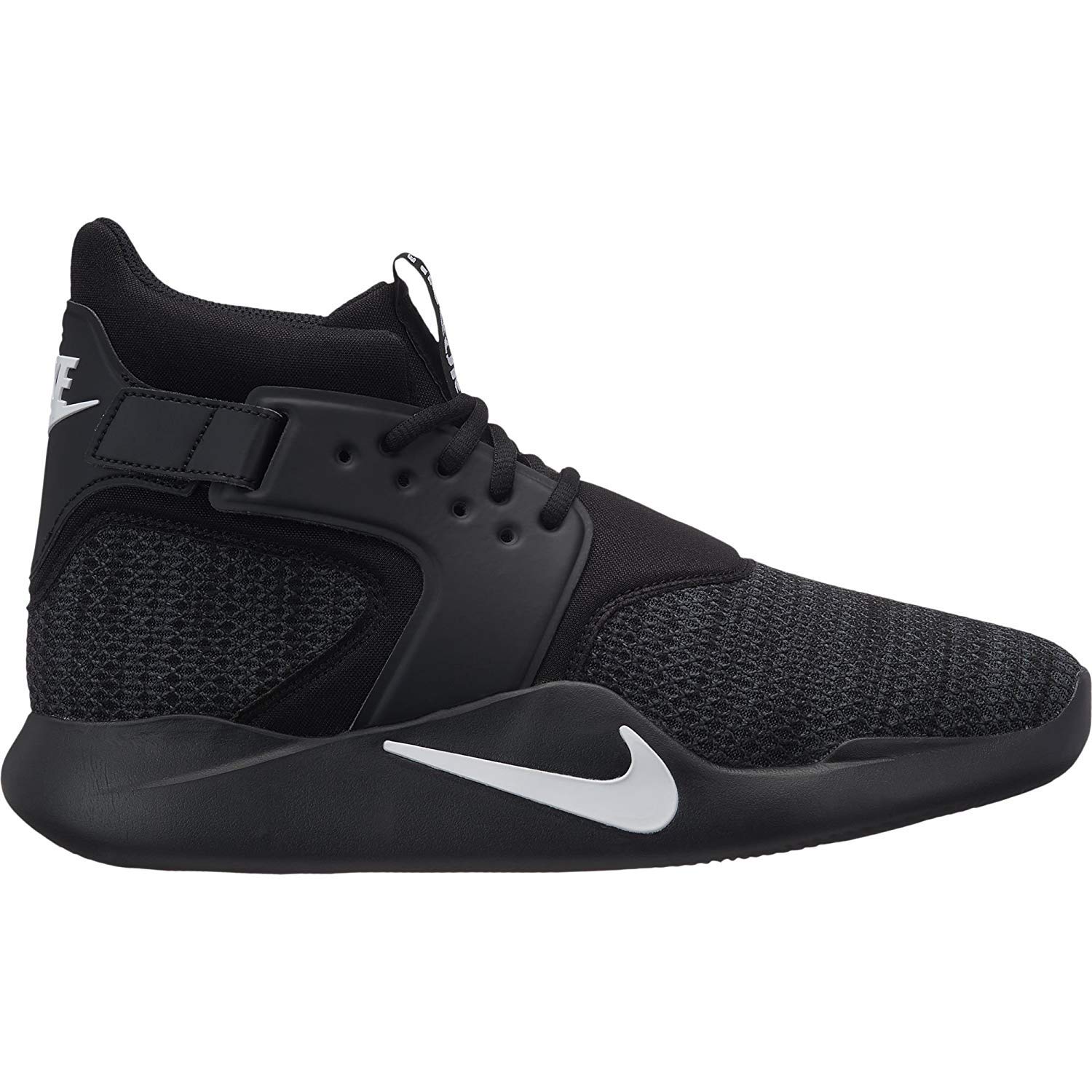 Nike Men's Incursion Mid SE Basketball Shoes - Black/White/Dark Grey for Indoor & Outdoor Court Play