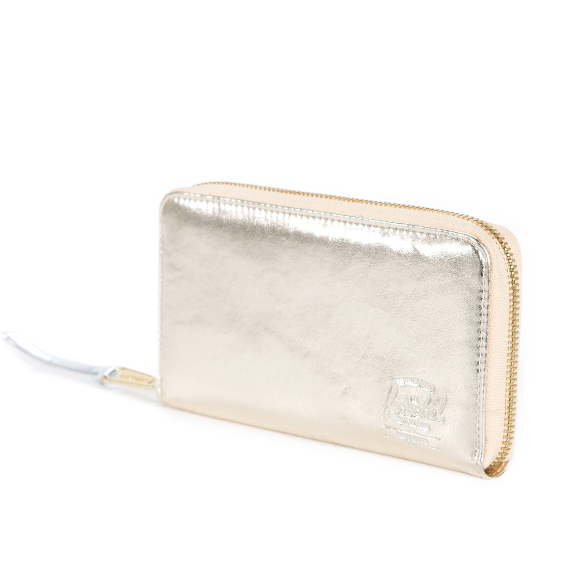 Herschel Thomas Wallet - Premium Genuine Leather RFID Blocking Bifold Wallet for Men (Gold) - Perfect for Everyday Use, Travel & Gifting