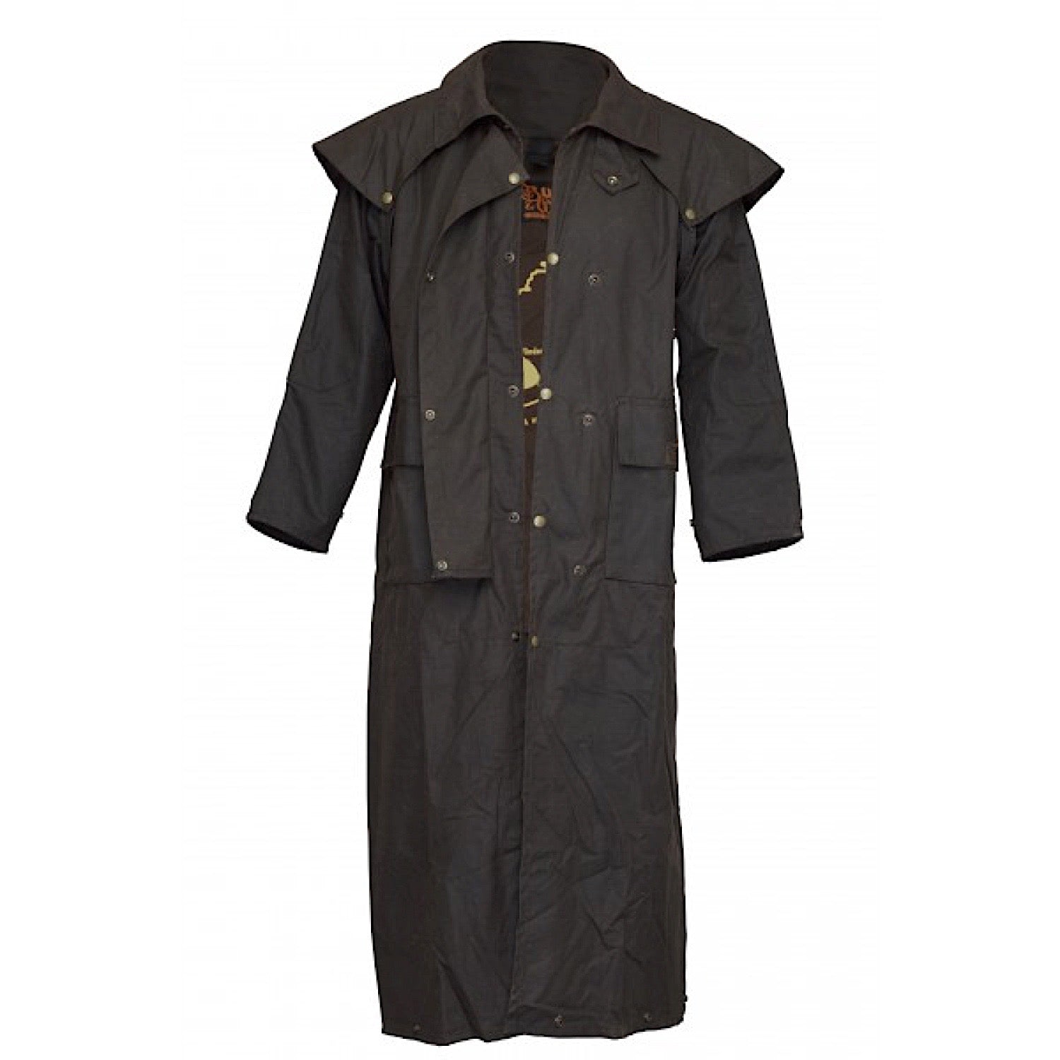 Burke & Wills Balranald Long Coat for Men - Premium Brown Winter Overcoat | Warm & Stylish Outerwear for Cold Weather, Outdoor Activities & Formal Occasions