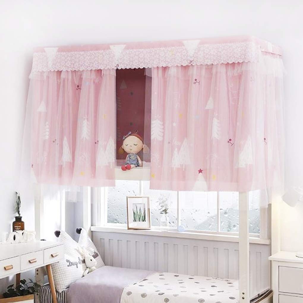 GREUS Single Bed Canopy Tent - Blackout Privacy Curtain for Dormitory & Home Decor, Breathable Dust-Proof Bedding Net (Perfect for College Dorms, Bedrooms & Nap Spaces)