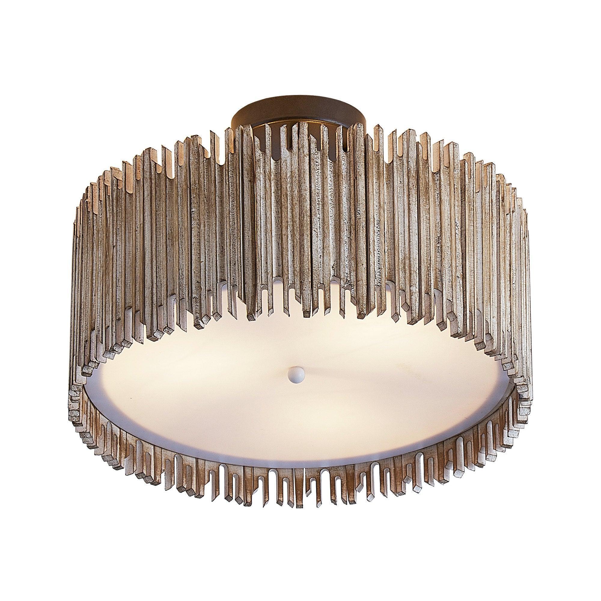 3-Light Farmhouse LED Ceiling Light Fixture - Modern Rustic Chandelier for Kitchen, Dining Room & Bedroom Lighting
