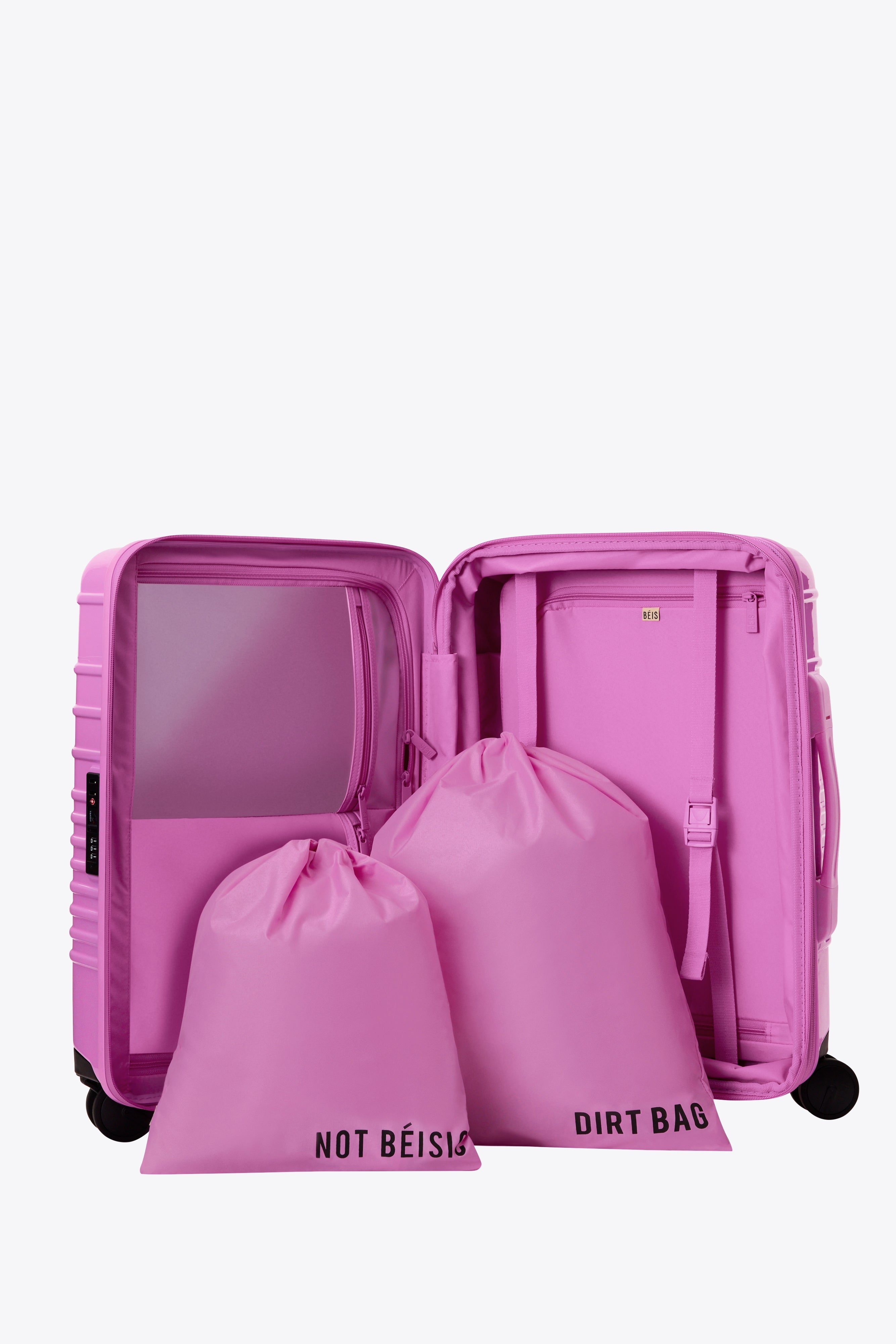 Premium Glossy Berry Carry-On Roller Luggage - Lightweight & Durable Suitcase for Air Travel, Business Trips & Weekend Getaways