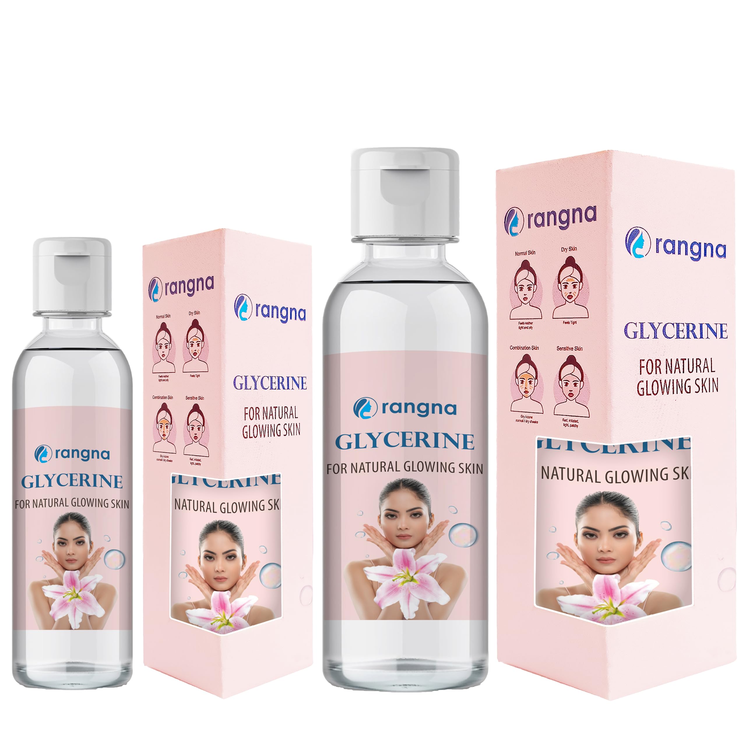 Pure Vegetable Glycerin for Skin Care - 300g (2-Pack: 200g + 100g) | Hydrating Moisturizer for Face, Body & Hair | Natural Vegan Beauty Product for Dry Skin Relief & DIY Cosmetics