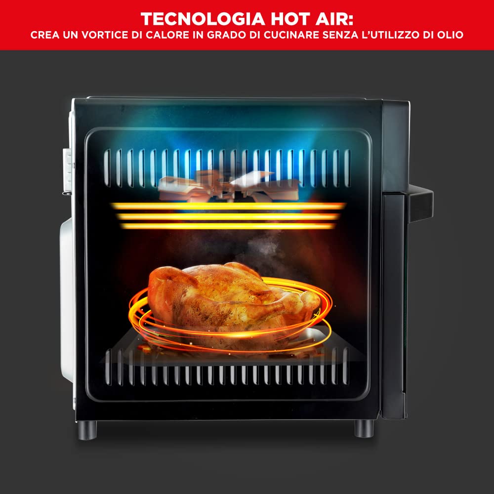 **30L XXL Digital Air Fryer with Rapid Heating System, 18 Cooking Presets, Adjustable Timer & Temperature - 1800W - Perfect for Healthy Frying, Baking, Roasting & Reheating**