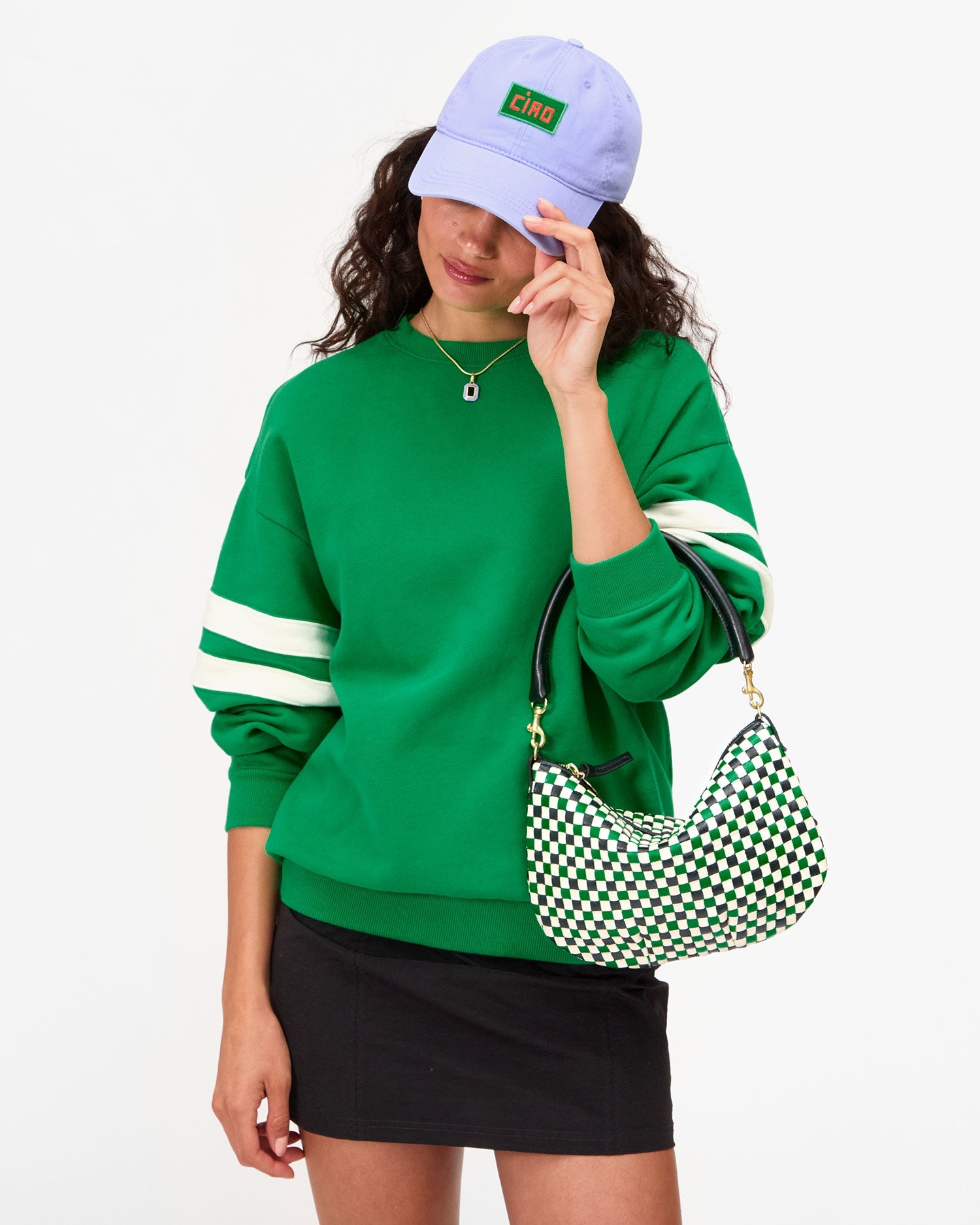Premium Green Apple Multi-Woven Checker Scarf - Stylish Fashion Accessory for Women & Men - Perfect for Autumn, Winter & Holiday Outfits