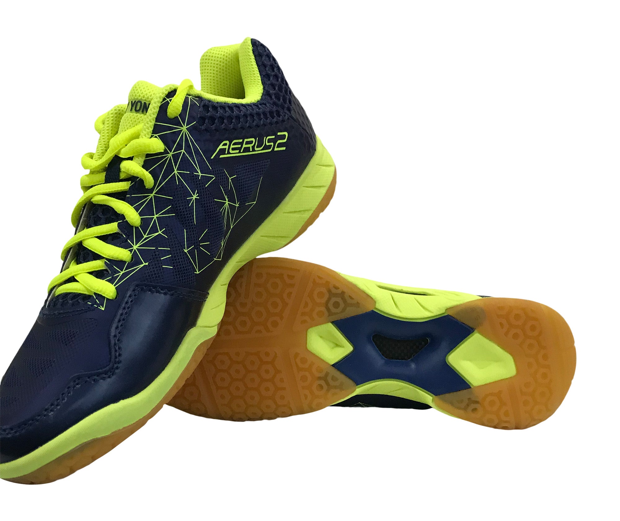 Yonex Aerus2 LX Women's Badminton Shoes - Lightweight & Comfortable for Court Play - Navy Blue | Perfect for Indoor Badminton & Training Sessions