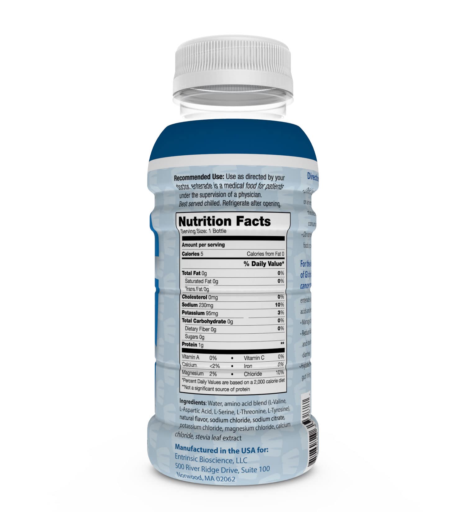 Enterade AO Hydration Drink Bundle - 24 Bottles (12 Orange & 12 Vanilla) 8oz Each - Clinically Formulated to Reduce GI Side Effects from Treatments - Perfect for Chemotherapy, Radiation & Medical Recovery Hydration