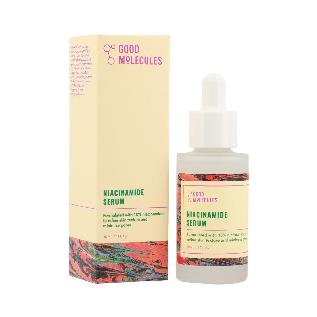 Niacinamide Serum 30ml - Brightening & Hydrating Face Treatment for Acne, Dark Spots & Large Pores - Perfect for Daily Skincare Routine & Sensitive Skin Care