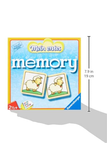 Ravensburger 21130 My First Memory Game - Fun Matching Card Game for Toddlers & Kids Ages 2+ | Educational Preschool Learning Toy for Memory Development | Perfect for Family Game Night & Early Childhood Education