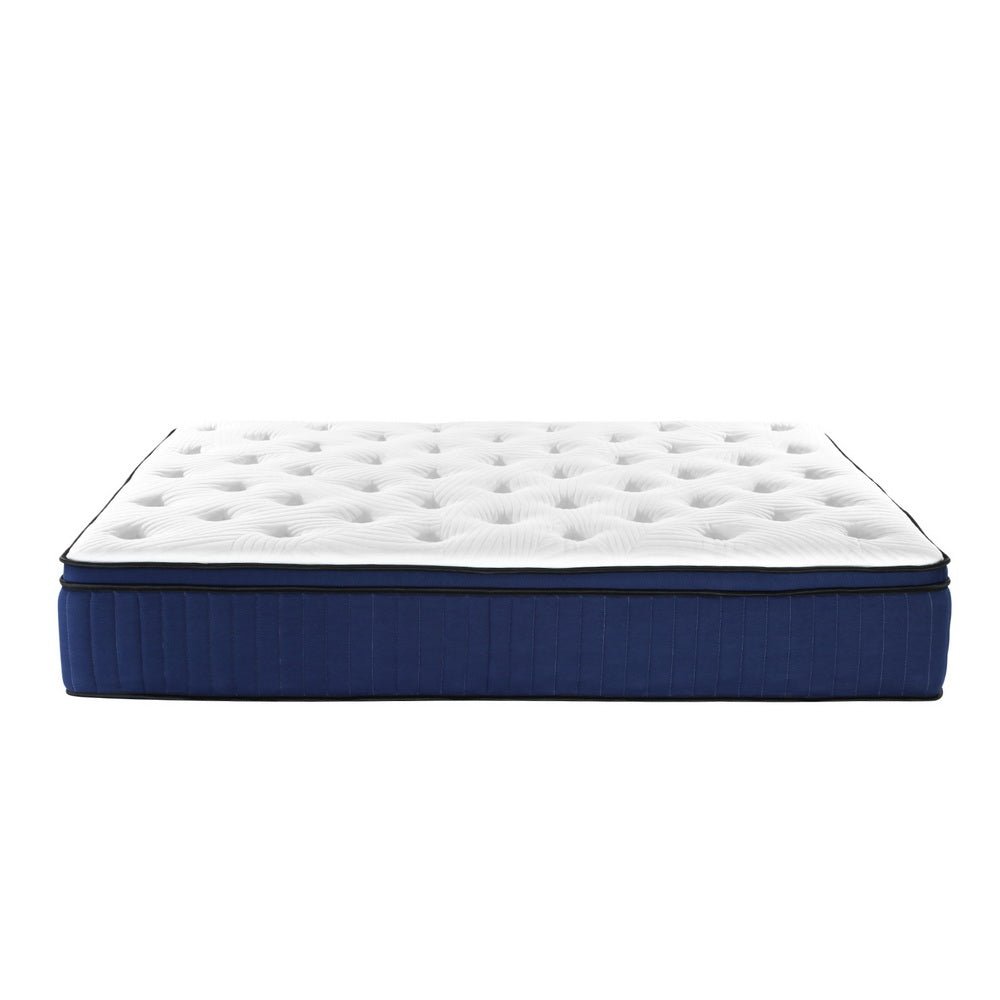 Franky Euro Top Cool Gel Pocket Spring Mattress - 34cm Thick Double Size for Ultimate Comfort | Perfect for Bedrooms, Guest Rooms & Apartments