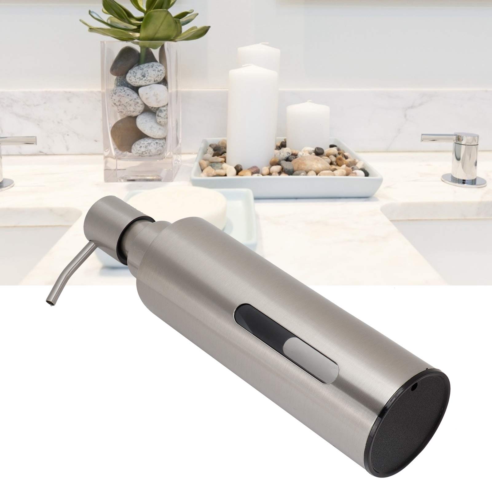 Refillable Liquid Soap Dispenser for Shower Gel & Lotion - Bathroom Hand Soap Pump Bottle with Leak-Proof Design | Perfect for Home, Spa, and Hotel Bathroom Organization