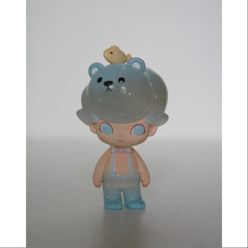 DIMOO Aquarium Series POLAR BEAR Collectible Figure - Cute White Bear Toy for Home Decor, Office Display & Gift Giving