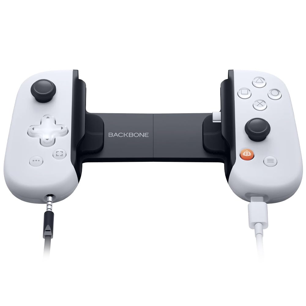 Backbone One PlayStation Edition - USB-C Mobile Gaming Controller for iPhone 15/14/13/12 (White) - Play PS5/PS4, Xbox & Cloud Games Anywhere - Perfect for Travel & Home Gaming