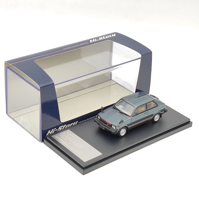 1:43 Scale Toyota Starlet Si 1982 Limited Edition Resin Model Car - Hi Story HS303 Collectible for Diecast Enthusiasts | Perfect for Display, Gifts & Car Model Collections