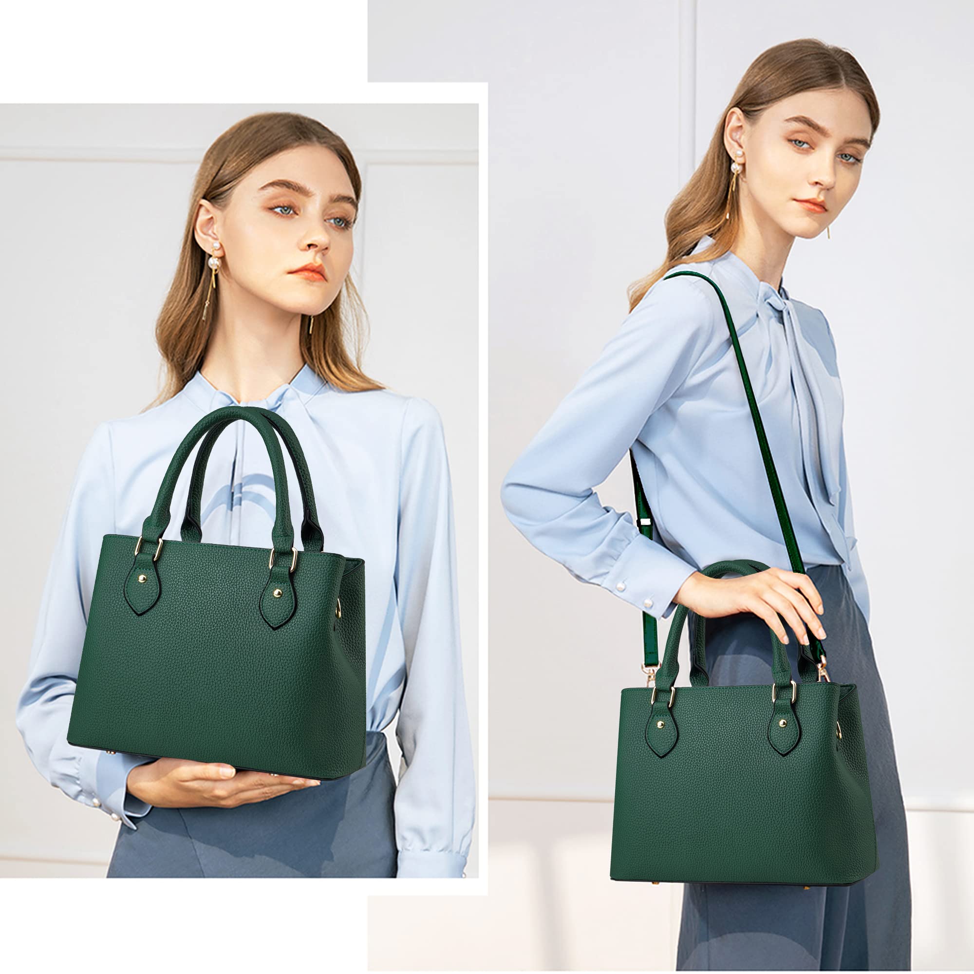 Chicarousal Women's Leather Crossbody Bag - Stylish Tote & Shoulder Purse for Daily Use