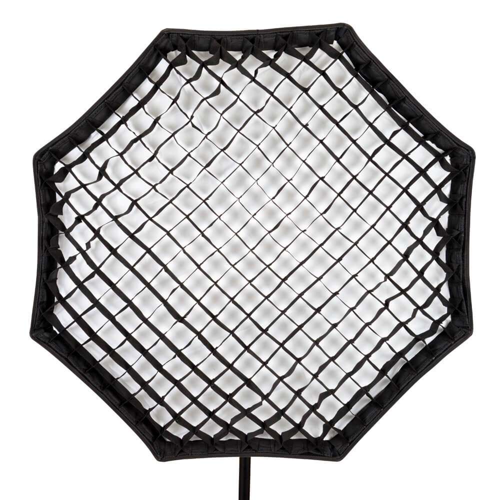 4ft Octagonal Softbox with 5cm Grid - Professional Photography Lighting Diffuser for Studio Portraits, Product Shoots & YouTube Videos