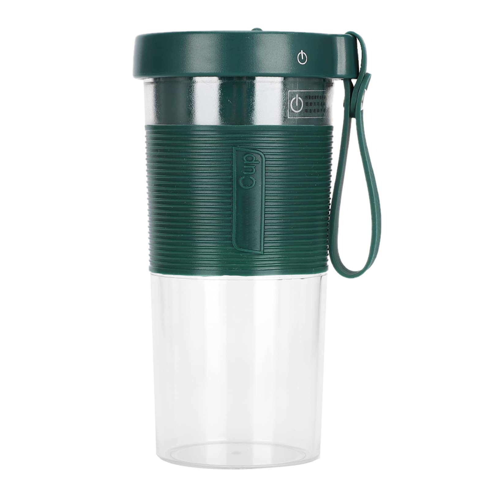 Alvinlite 320ML Portable Electric Juicer Cup - USB Rechargeable Blender for Fruits & Vegetables, Automatic Juice Maker Bottle - Perfect for Travel, Gym & Outdoor Activities (Green)