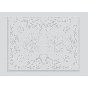 Eloise Diamant Green Sweet Cotton Placemats - Set of 4, Stain Resistant & Eco-Friendly Table Mats for Dining, Kitchen, and Party Decor