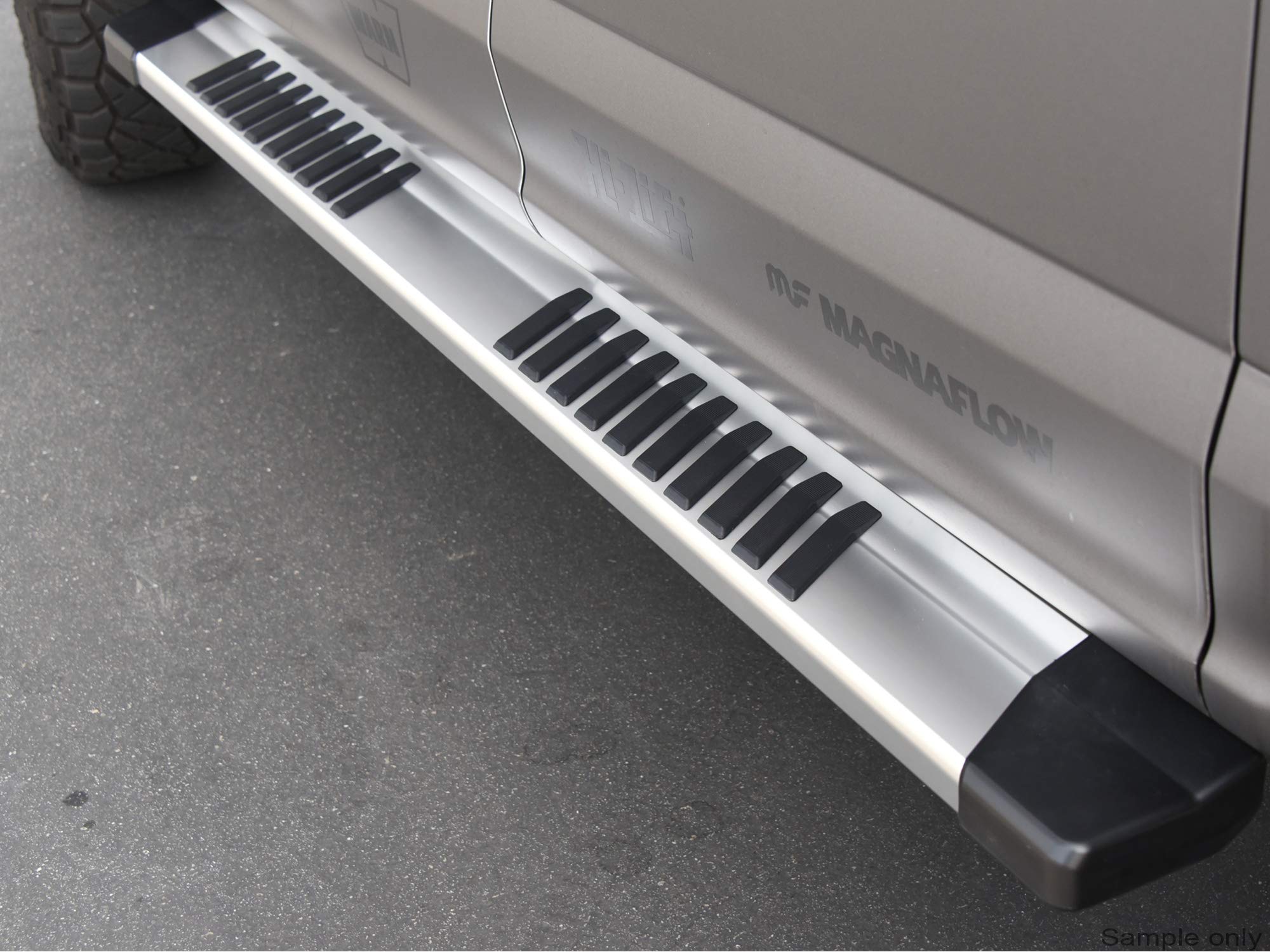 Armordillo USA 8703663 OE Style 6' Running Boards for 2009-2018 Dodge Ram 1500 & 2010-2018 RAM 2500/3500 Quad Cab - Silver | Durable Side Steps for Off-Roading & Daily Use