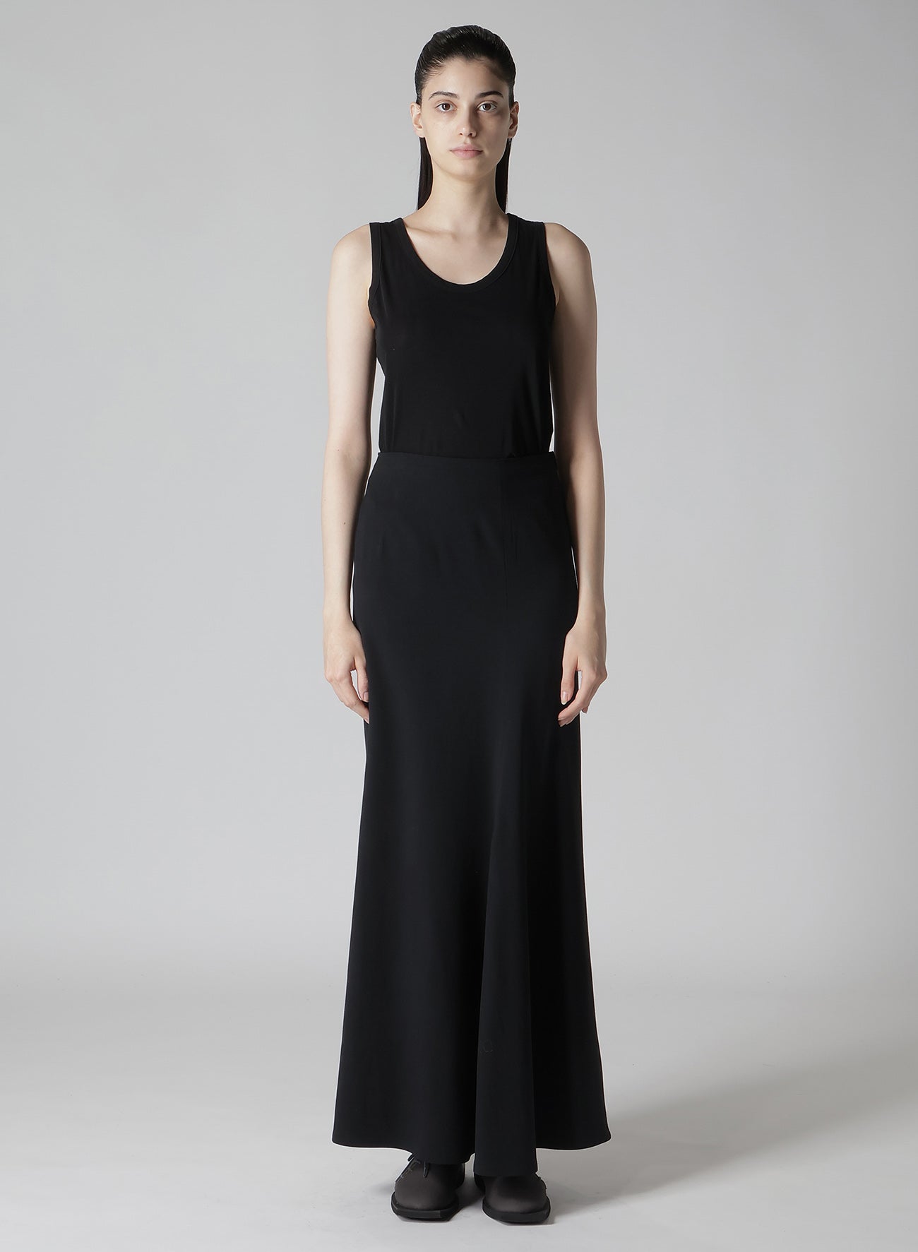 Damaged Gabardine Slim Flare Skirt for Women - Vintage-Inspired High Waist A-Line Mini Skirt | Perfect for Casual Outfits, Date Nights & Retro Fashion Looks