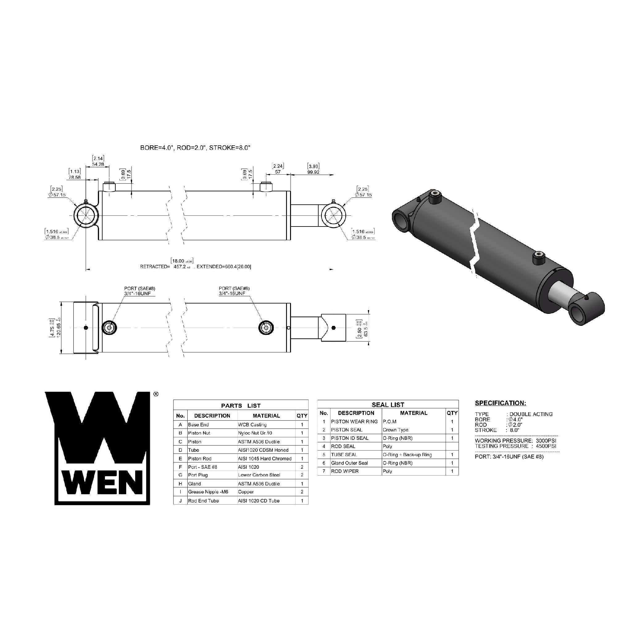 WEN WT4008 4