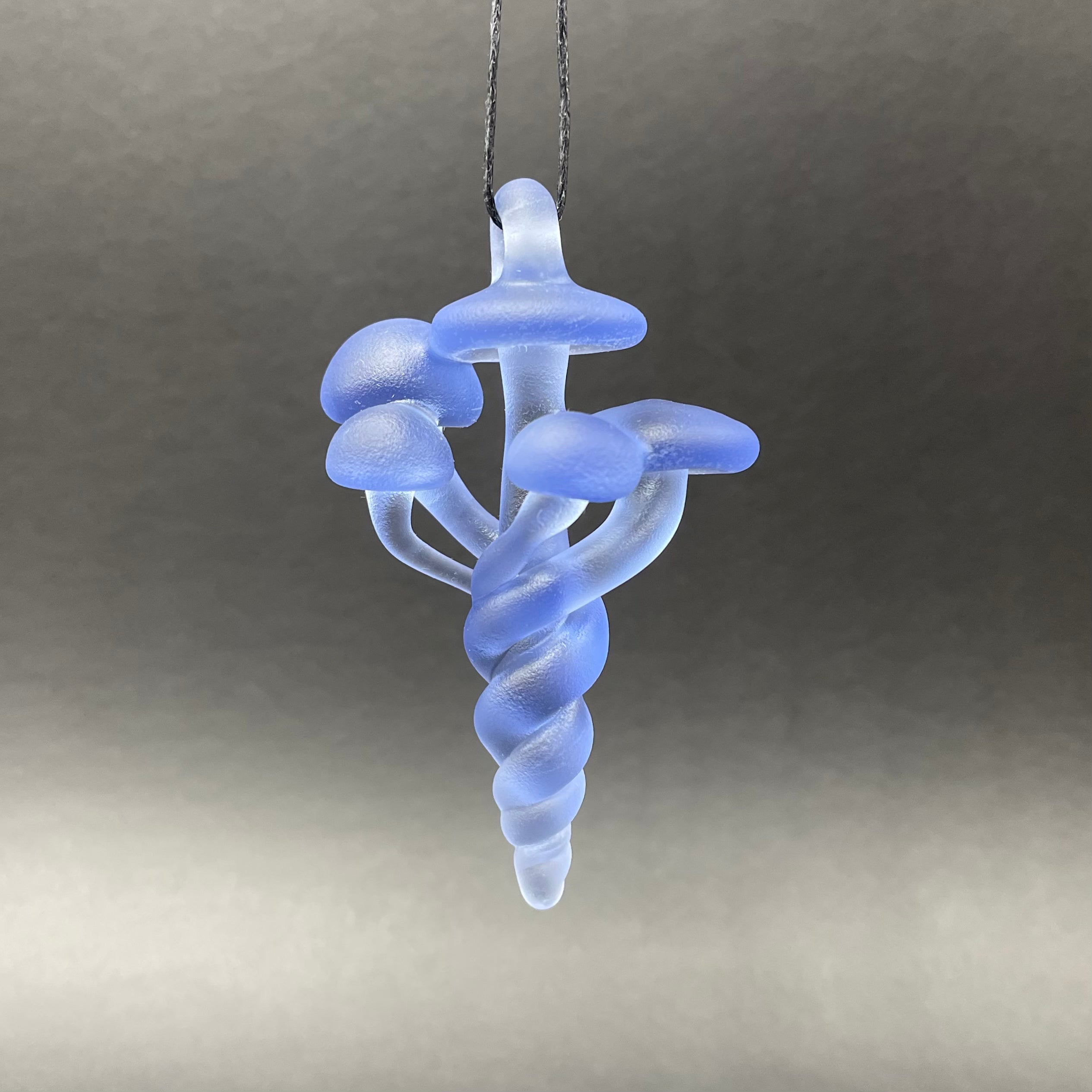 Glow in the Dark Blacklight Mushroom Pendant Necklace - UV Reactive Psychedelic Jewelry for Rave, Festival, and Nightlife Accessories