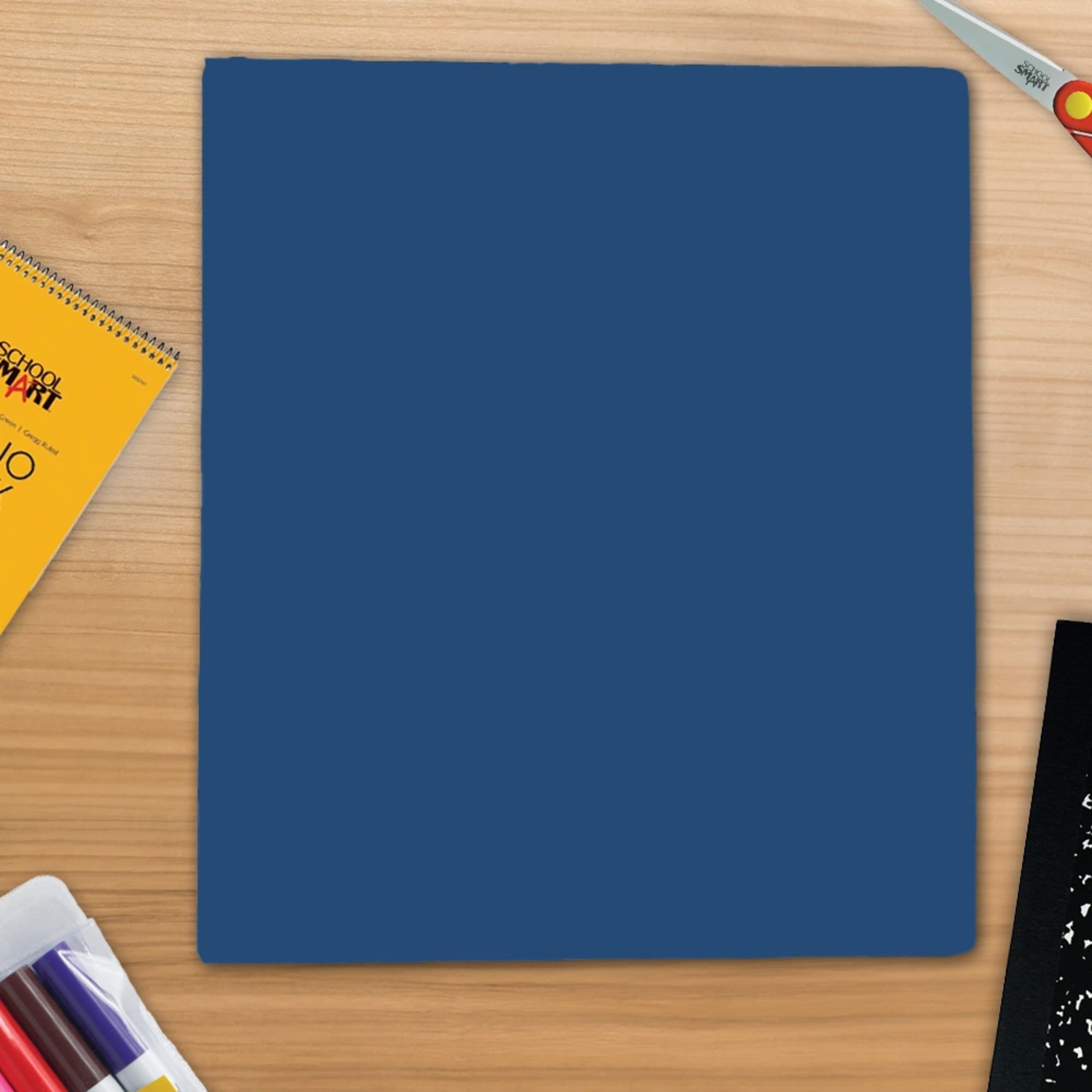Premium 2-Inch Blue Polypropylene D-Ring Binder for School & Office - Organize Documents, Notes & Projects with Durable 3-Ring Binder for Students, Teachers & Professionals