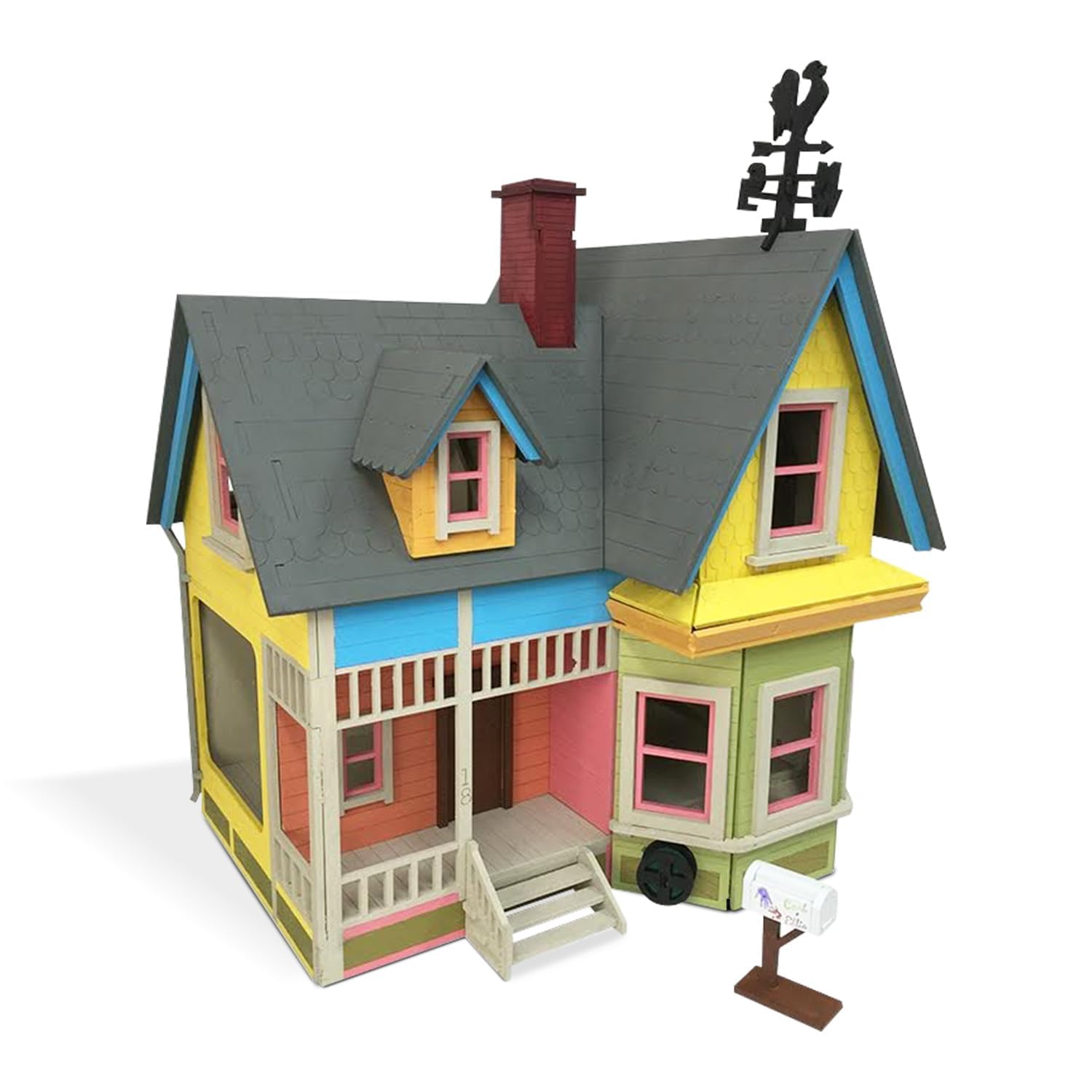 3D Wooden Puzzle Dollhouse Kit - DIY Tiny House Model from Up Movie - Easy-to-Assemble 1/8