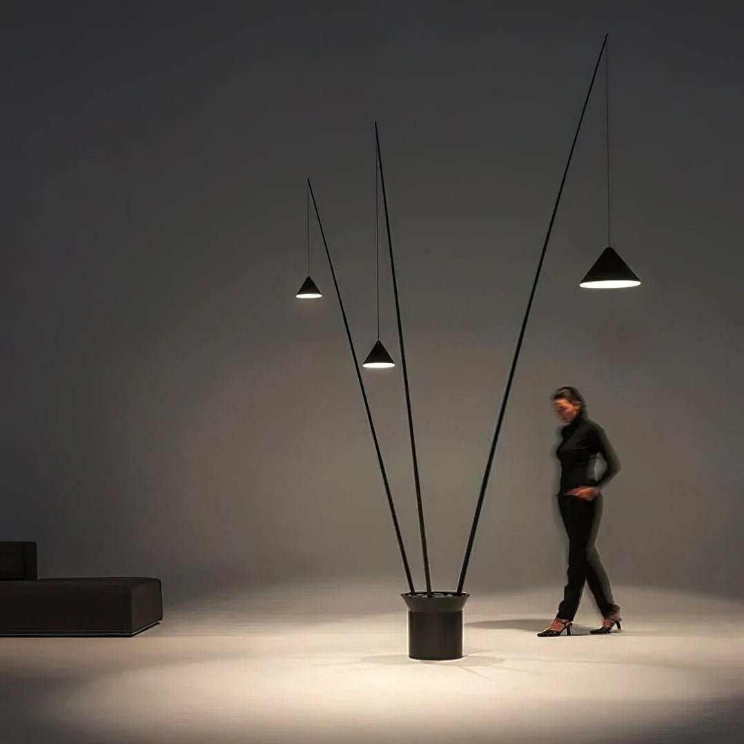 Arlo Arc Floor Lamp - Modern LED Standing Light with Adjustable Brightness & Color Temperature for Living Room, Bedroom, or Office