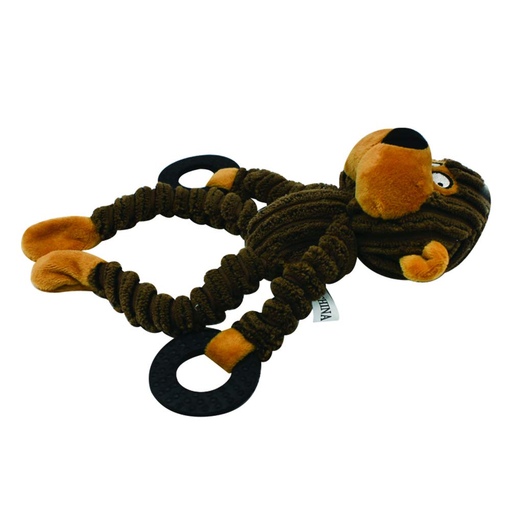 Premium Squeaky Plush Toy for Dogs & Cats - Interactive Chew Bear Toy for Biting & Play - Perfect for Indoor & Outdoor Pet Playtime