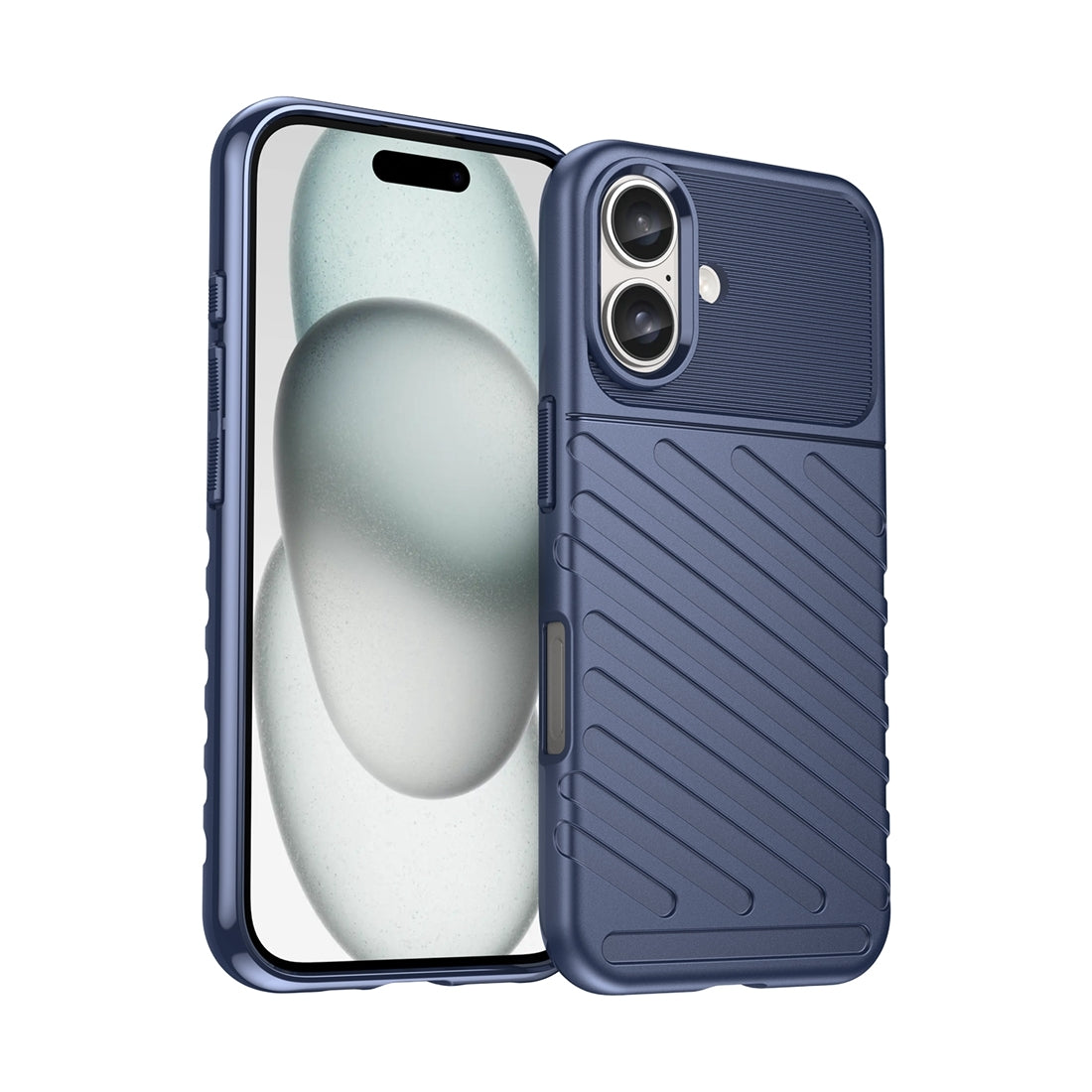 Shockproof Soft Silicone Case for iPhone 16 Plus - Durable Slim Fit Protective Cover for Everyday Use & Outdoor Activities