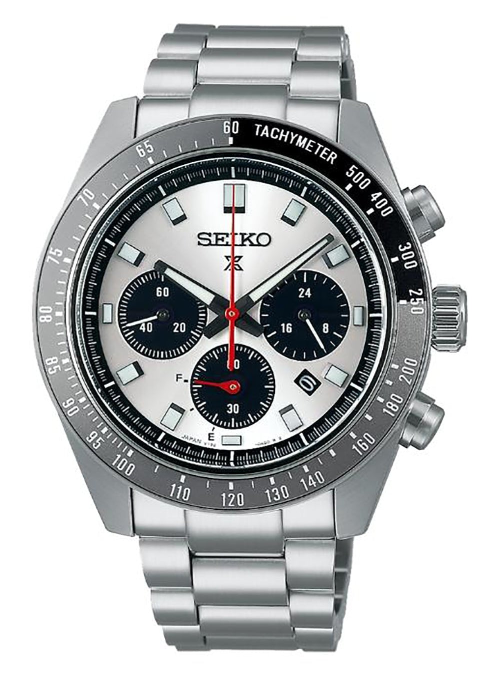 SEIKO Prospex Speedtimer Solar Chronograph Watch SBDL095 - Made in Japan - JDM - Perfect for Racing Enthusiasts & Sports Lovers