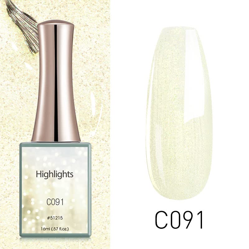 BELLE GAGA™ CANNI Gel Nail Polish Set - 16ml Soak Off LED UV Nail Gel for Manicure, Salon & DIY Home Nail Art (Color C091) - Perfect for Parties, Weddings & Everyday Wear