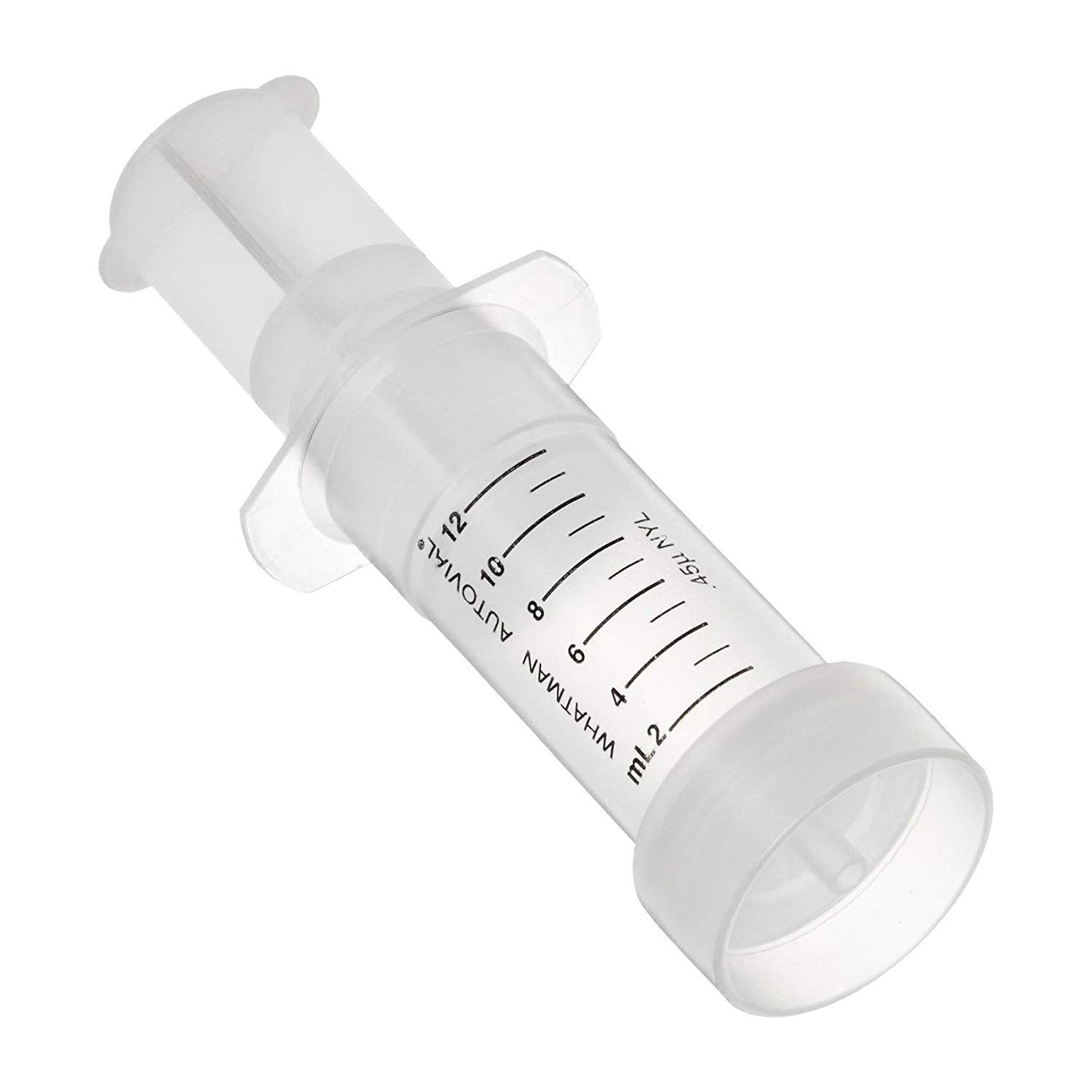 Whatman AV125UGMF Glass Microfiber Autovial 12 Syringeless Filter, 0.45 Micron Glass Prefilter (Pack of 50) - Ideal for Laboratory Sample Preparation, HPLC, and Environmental Testing